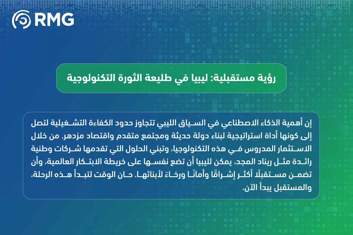 أهمية الذكاء الاصطناعي في ليبيا