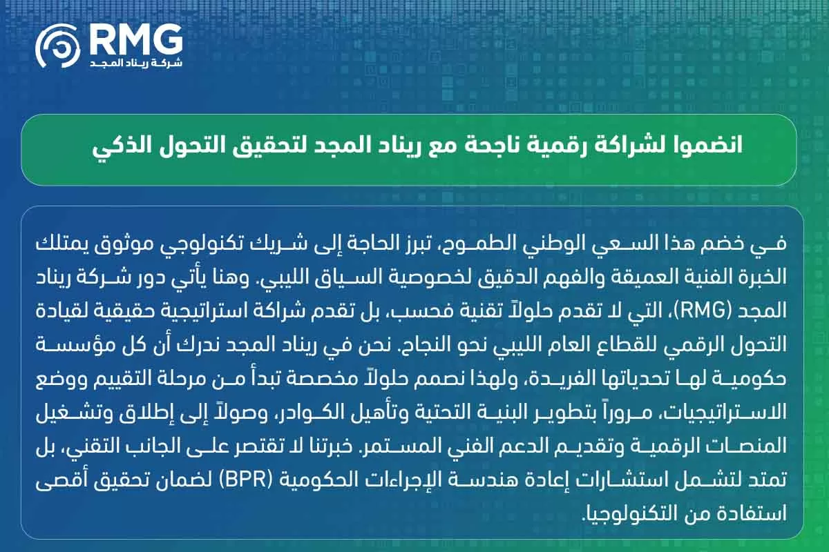 التحول الرقمي للقطاع العام الليبي